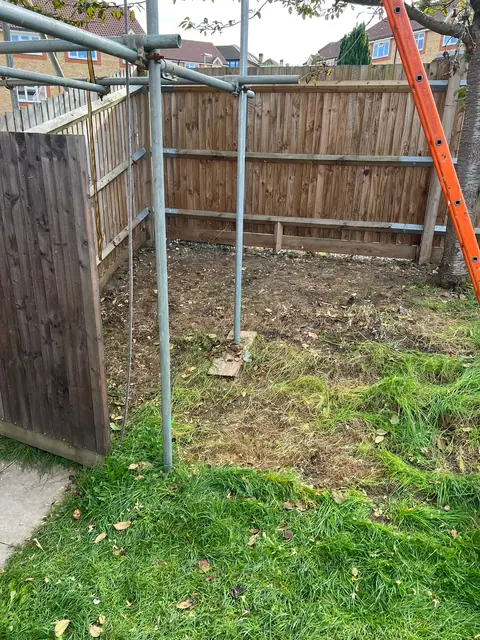 Builders’ waste clearance in Carshalton — after clearance